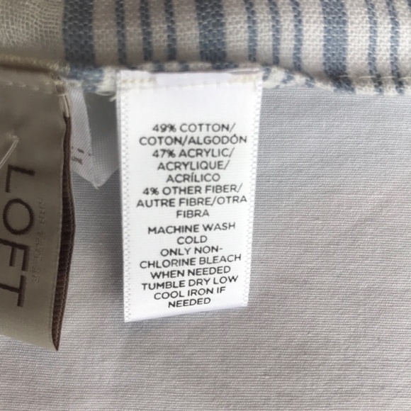 Brand new with tags Loft striped scarf - Picture 3 of 7